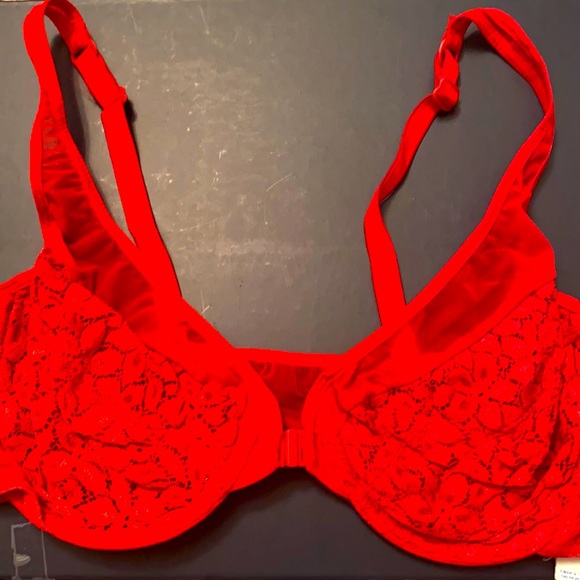 Warner's Other - Red front closure bra